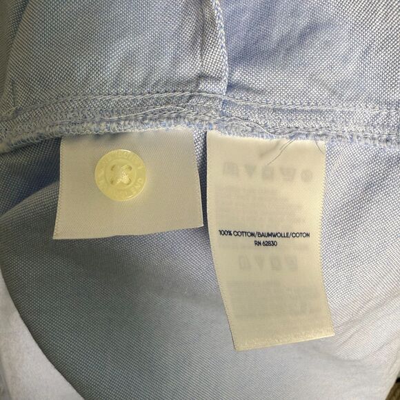 Lands' End Women's Oxford Long Sleeve Button Front Shirt Dress 100% Cotton 2/$50 - Picture 12 of 15